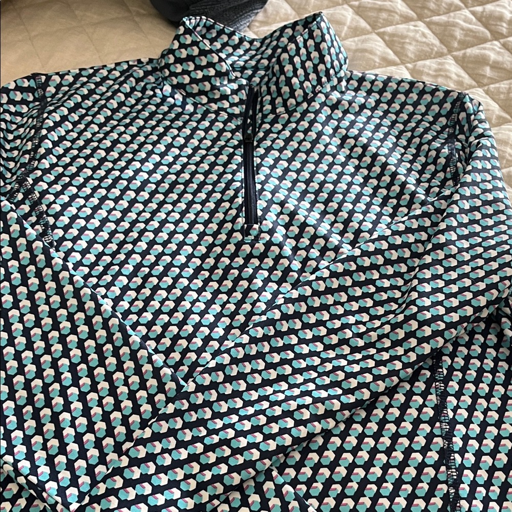Callaway Geometric Patterned Pullover - image 1